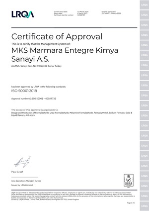 ISO 50001 Energy Management System Certificate-pdf